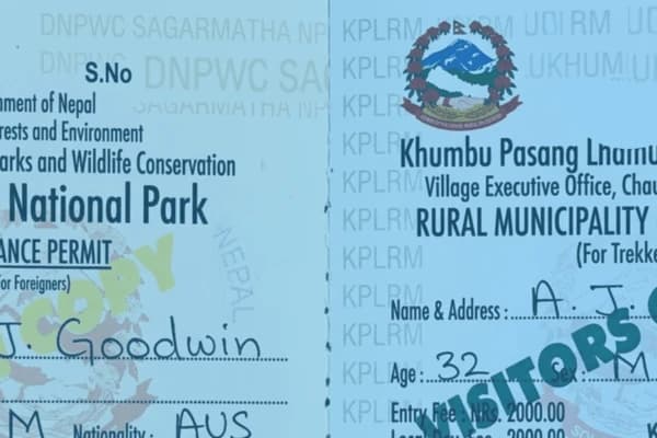 sagarmatha-national-park -and-khumbu-pasang-lhamu-rural-municipality-entrance-permit